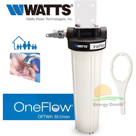 Sistema di prevenzione calcare OneFlow OFTWH senza sali per impianti sanitari da 38 l/min (1/3)