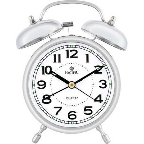 Q860A Quarzwecker silber Pacific