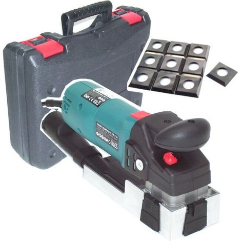 55187 Lackfräse 710W + 10 Ersatzmesser Lackschleifer Fräse Schleifgerät Koffer (1/5)