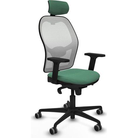 Piqueras y Crespo Jorquera Chaise de Bureau Vert Émeraude (1/3)