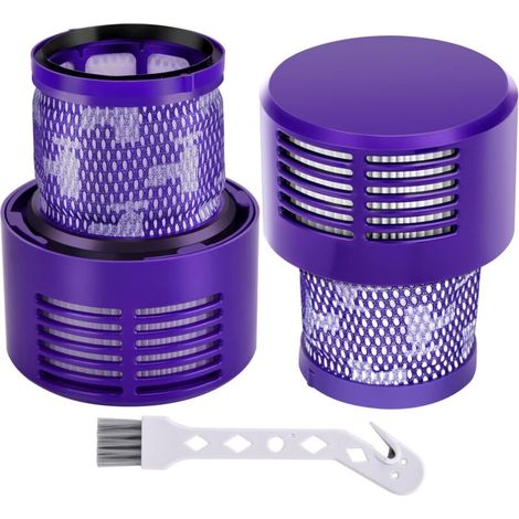 Filtri per Dyson V10 SV12, 2 filtri di ricambio per aspirapolvere Dyson V10 SV12 Cyclone Series, accessorio batteria V10 Absolute Animal Motorhead Total Clean SV12 DY-969082-01 - Crezuo