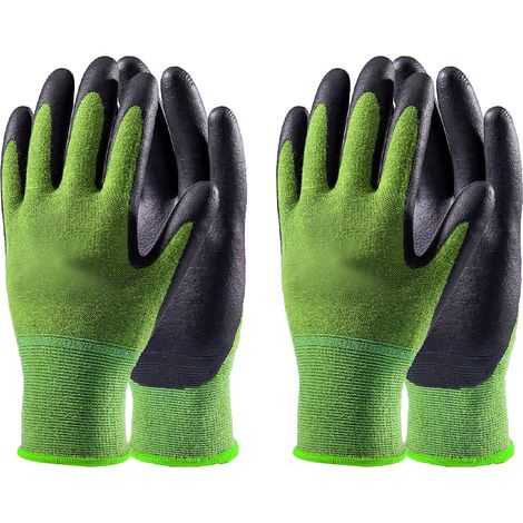 2 paires de gants de protection pour le jardin, résistants à la perforation et respirants (Style 1) (1/5)