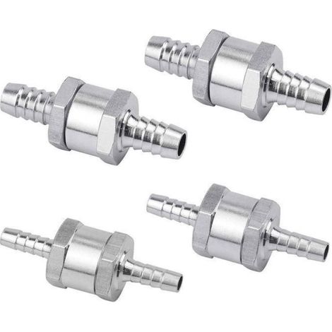 Clapet anti-retour 4 pièces, clapet anti-retour en aluminium 6/8/10/12 mm, protection contre le retour de carburant (1/5)