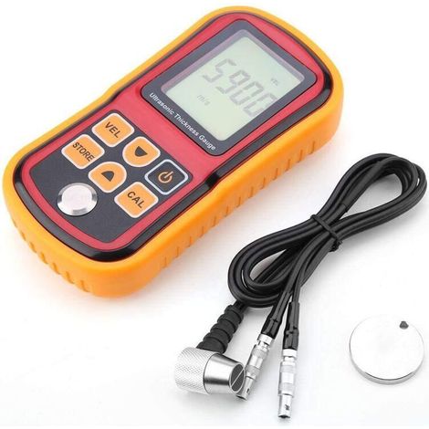 Digitales Ultraschall-Dickenmessgerät GM100, Schallgeschwindigkeitsmessbereich, Stahlbreitenprüfmonitor 1,2–220 mm (1/4)