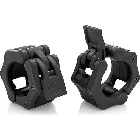 Collier De Sécurité Pour Barre De Musculation - 50 mm - Système À Dégagement Rapide - Pour Entraînement En Salle Ou À Domicile - Lot De 2 (1/3)