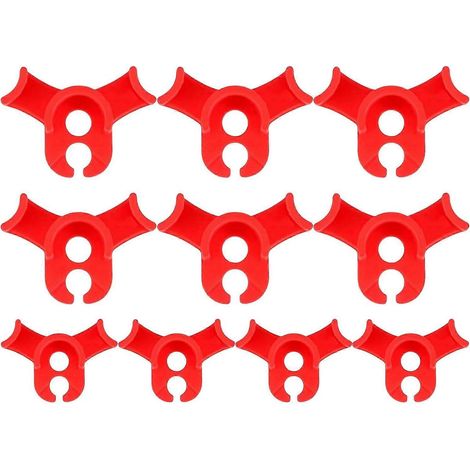 Clips de tuteurage pour plantes, cintreuses de tiges - Clips de tuteurage à faible stress pour plantes courbées, 10 pièces, réutilisables, pour fleurs de jardin (1/5)