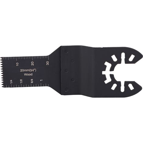 Lames Scie Oscillante Acier Tungstène 20mm Pour Bois Métal Plaque De Plâtre PVC - Lot De 10 (1/5)