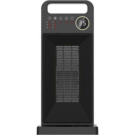 Tragbarer Heizlüfter, 61 cm (24 Zoll), 2000 W, PTC-Schnellheiz-Keramikheizer für Büro, große Räume, Schlafzimmer, Innenräume, Elektroheizung mit Thermostat