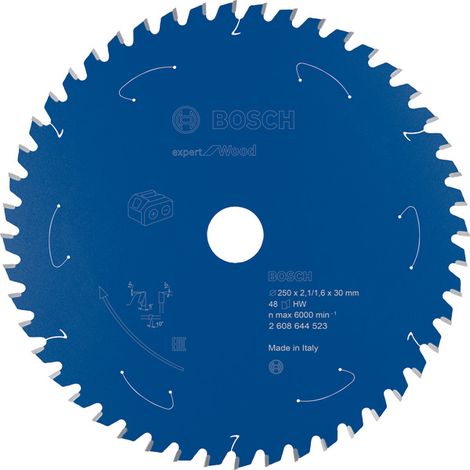 Lama per sega circolare Bosch Expert for Wood, 254 x 2,1/1,6 x 30, 48 denti - 2608644686.