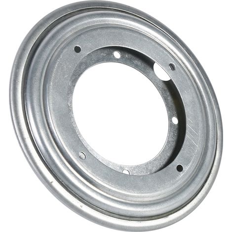Hochleistungs-Drehteller aus verzinktem Stahlblech mit Kugellager und drehbarer Schwenkplatte (5,5 Zoll, Silber) (1/5)