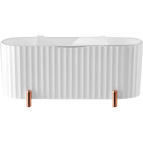 Multifunktionaler, staubdichter Kosmetik-Wattestäbchen-Organizer aus Acryl für das Badezimmer (1/5)