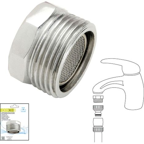 Raccord saturnia m22 x 3/4 cromato dimensioni compatte