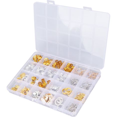 Perles décoratives pour dreadlocks, ornements capillaires pour événements spéciaux et fêtes (1/5)
