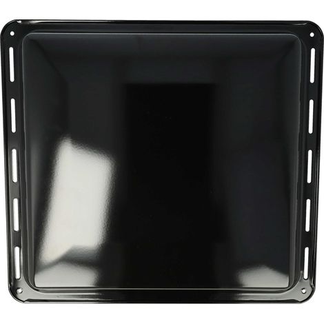 vhbw Oven tray, 42.2 x 37.6 x 4 cm, enamelled, non-stick coated, dishwasher-safe compatible with Zanussi ZOU 3xxx serie
