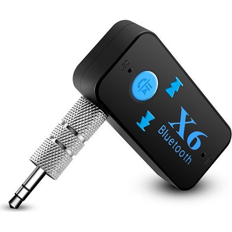 The X6 car Bluetooth receiver supports simultaneous charging and hands-free Bluetooth calling, TF card insertion, and wireless audio conversion. (1/3)