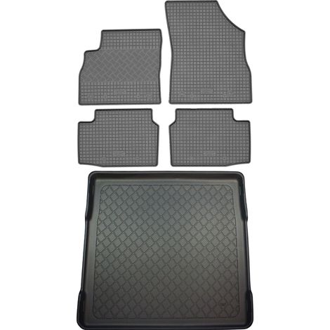 Opel Astra K V Sports Tourer Kombi (5 porte) dal 04.2016 SET - tappetini in gomma per auto + tappetino per bagagliaio (1/5)
