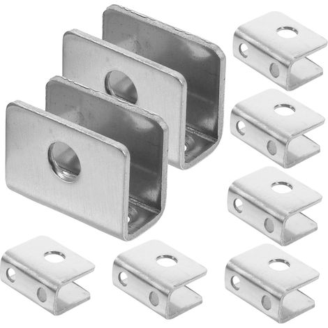 jojofuny Lot de 8 pinces fixation pour miroirs sans cadre et (1/5)
