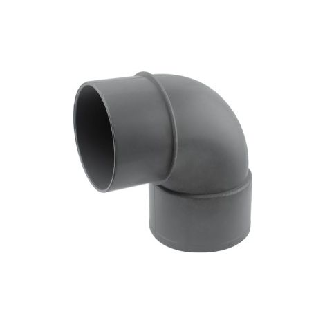 Coude PVC 87º – Diamètre 160 mm – Connexion mâle-femelle – Résistance à la corrosion pour plomberie et drainage – Ibide (1/5)