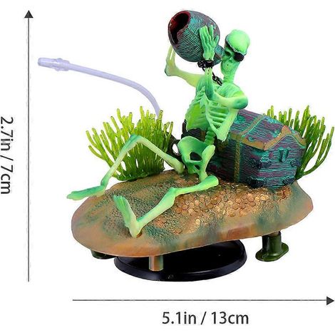 Aquarium Decoration Resin Skeleton Fish Tank Landscape Ornament for Decoration (1/3)