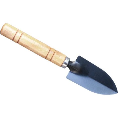 Pelle de jardinage en acier inoxydable (1 pièce), pelle à planter les fleurs, manche en bois, petit outil de jardinage pour la maison