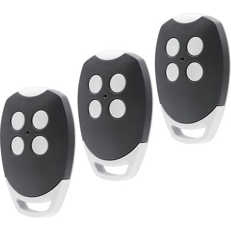 Ouvre-porte de garage, 3 pièces télécommande de porte de garage Compatible avec 433,92MHz GOL4, BIXLG4, BIXLP2, BIXLS2 télécommande, 4 canaux 433,92 MHz 4 canaux Telecommande Portail Compatible avec (1/5)