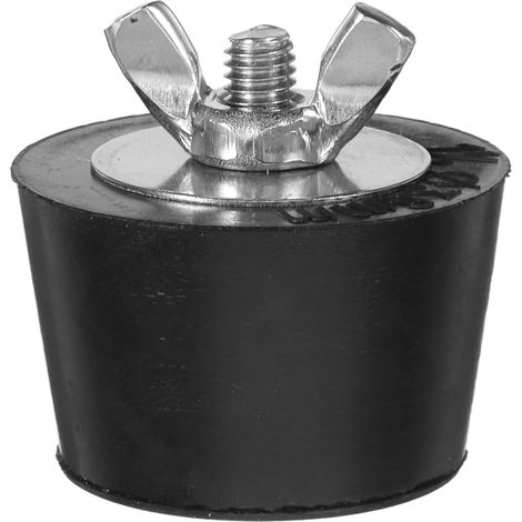 Bouchon D'écumeur à Large Ouverture en Caoutchouc Noir 38mm pour Hivernage Piscine, Installation Facile et Protection Hivernale (1/5)