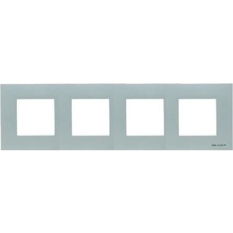 Rahmen 4 Elemente SILBER NIESSEN ZENIT N2274 PL