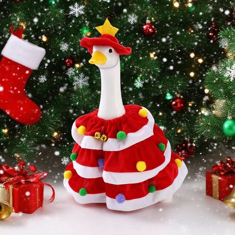 Costume De Noël Pour Animaux - Robe Avec Chapeau Étoilé Et Clochettes - Pour Chiens Et Chats - Rouge