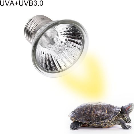 Ampoule UVA+UVB 100 W/220 V pour reptiles et tortues, lampe chauffante solaire UV avec thermostat (1/5)