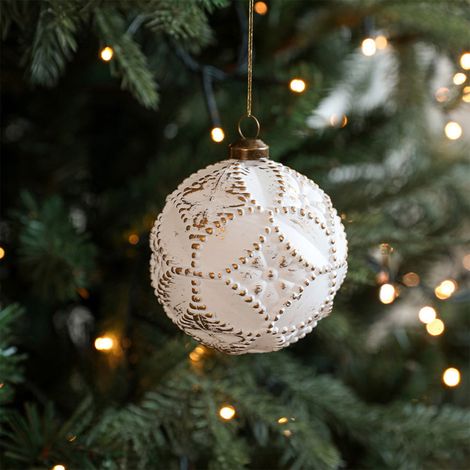 Boules De Noël - Blanc - En Plastique - 7.8 X 7.8 Cm - Pour Arbre De Noël Et Décoration Intérieure - Lot De 9 (1/5)
