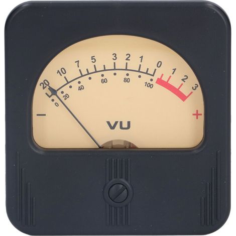 VU-mètre 100mA 12V Haute Précision Installation Facile pour Studio d'Enregistrement