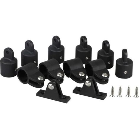 DOLASO Bootsbeschläge-Hardware-Set, Bimini-Top-Wasserhähne, 12 Stück/Set, 1 Zoll/7/8 Zoll, hochfestes Nylon-Kunststoff-Marinezubehör (1/5)