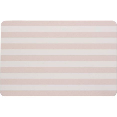 Tappeto da bagno strio 39x60cm rosa a strisce di diatomite - 5five