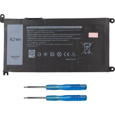 Batterie PC Portable YRDD6 42Wh Compatible Dell Inspiron 15 3000 5000 P93G VM732 Vostro 3491 5481 5490 1VX1H (1/5)