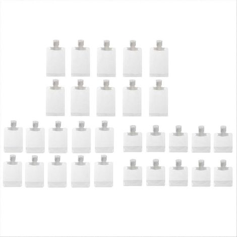 Nachfüllbare Reiselotion-Sachets, tragbarer Kosmetikbeutel, wiederverwendbarer Cremespender, Mini-Größe für die Handtasche, praktisches Flüssigkeitstrenn-Set (1/5)