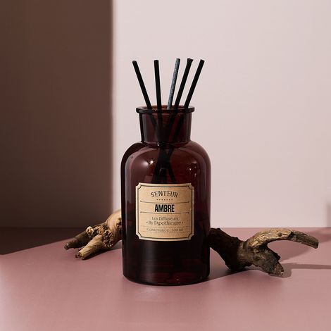 Diffuseur - Home Deco Factory - Apothicaire - Marron - 500 Ml