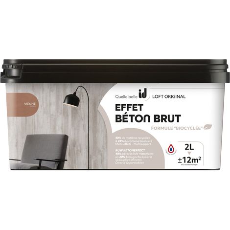 Peinture décorative LOFT BETON ORIGINAL 2L VIENNE - ID Paris (1/3)