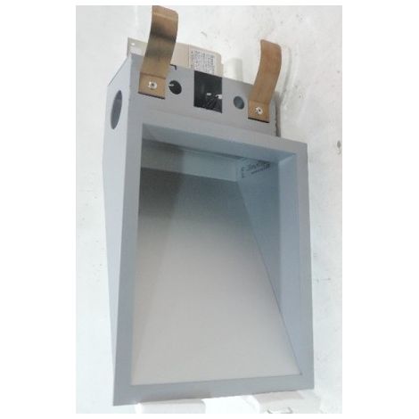 Encastré mural LED 3.5W alu anodisé éclairage blanc chaud 3000K indirect 178X143X86mm IP20 VICE VERSA F DELTA LIGHT 2760712A-ANO