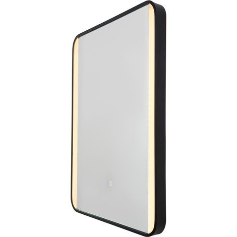 Litecraft Aiga Bathroom Mirror Light CCT LED With Sensor & Demister - Matte Black (1/5)