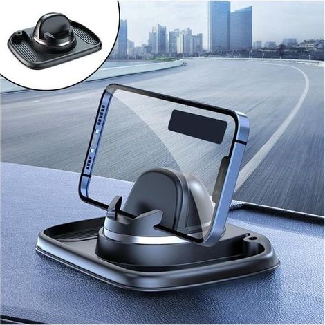 Anti-slip dashboard car phone holder - silicone pad - suitable for all car models - can hold phone and GPS. (1/5)