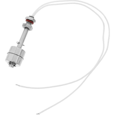 Capteur de niveau d'eau liquide en acier inoxydable pour réservoirs, interrupteur à flotteur vertical pour pompes à eau de piscines et bassins, vanne d'arrêt d'eau fiable (1/5)