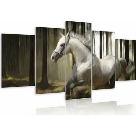 Tableau cheval courant - 200 x 100 cm (1/4)