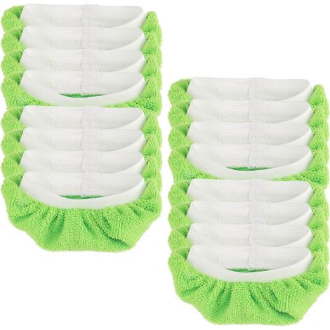 Lingettes pour balai vapeur, accessoires de nettoyage vapeur réutilisables, lingettes lavables pour nettoyeur vapeur portatif (1/4)