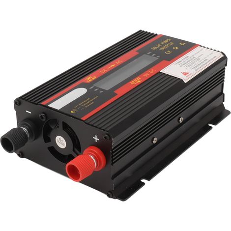Convertisseur de puissance pour voiture de 600 W, onduleur solaire de 600 W avec écran LCD pour la production d'énergie éolienne (1/5)