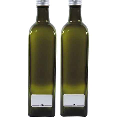 mikken Bottiglia per Olio, Alluminio, Verde, 17, 2 unità (1/2)