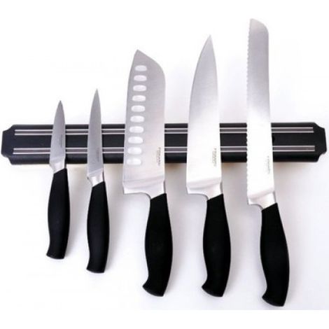 RB74 Halterungsständer mit Magnetleiste für Messer, Scheren und Werkzeuge/Schraubenschlüssel