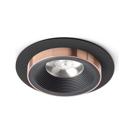 Faretto SHARM R I da incasso nero/nero rame 230V LED 10W 24° 3000K