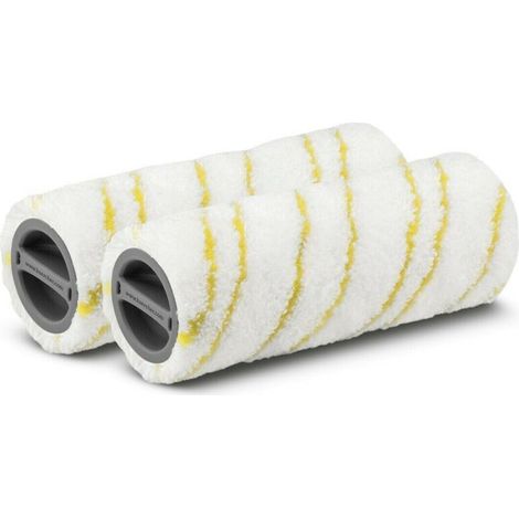 Lot de 2 rouleaux de rechange pour Kärcher FC3, FC3D, FC5 et FC7 (1/4)