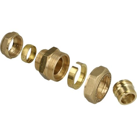 Raccord de tube ondulé solaire DN16 x 18 et 22 mm