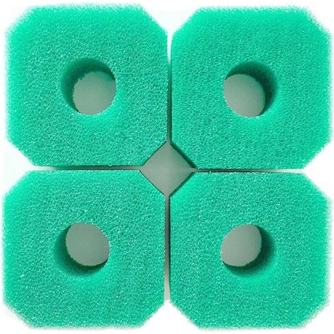 Anwendbarer 4-teiliger Schaumstoff-Filterschwamm, wiederverwendbarer, waschbarer Whirlpool-Spa-Filterschwamm-Ersatz (1/3)